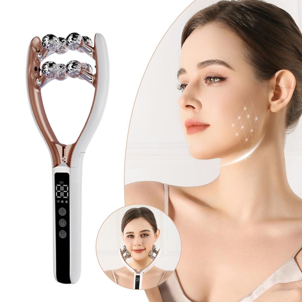 Skincare Glowing - EMS Microcurrent V Face Lifting Roller