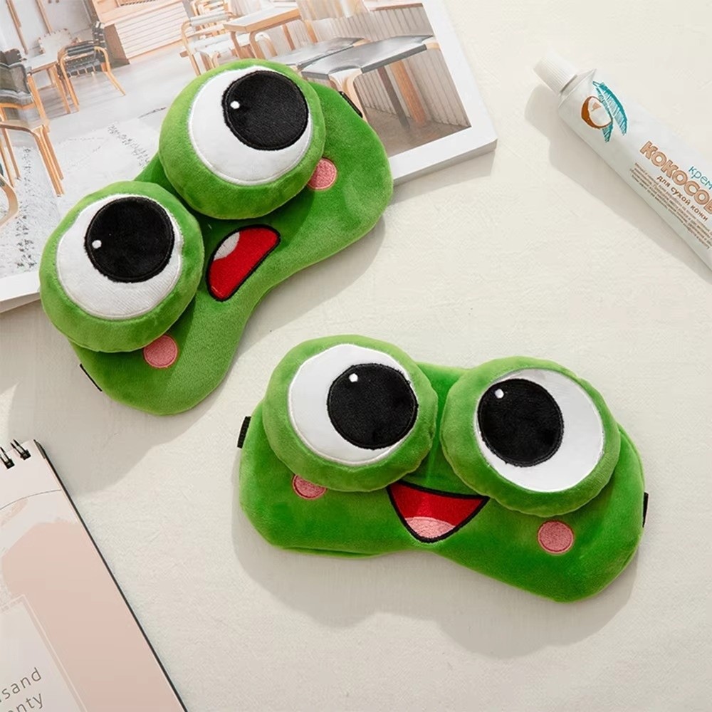 Cartoon Frog Eye Mask - 3D Con - Skincare Glowing 评论和价格