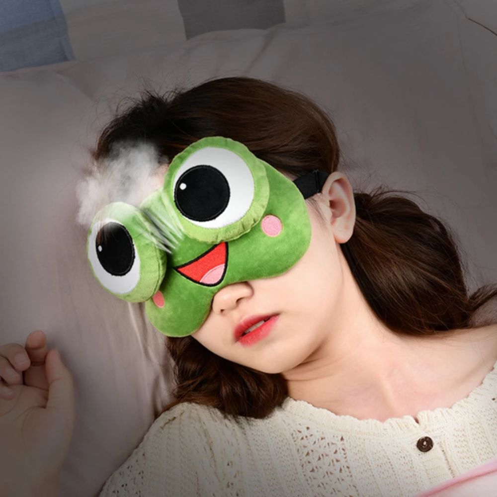Cartoon Frog Eye Mask - 3D Con - Skincare Glowing 评论和价格