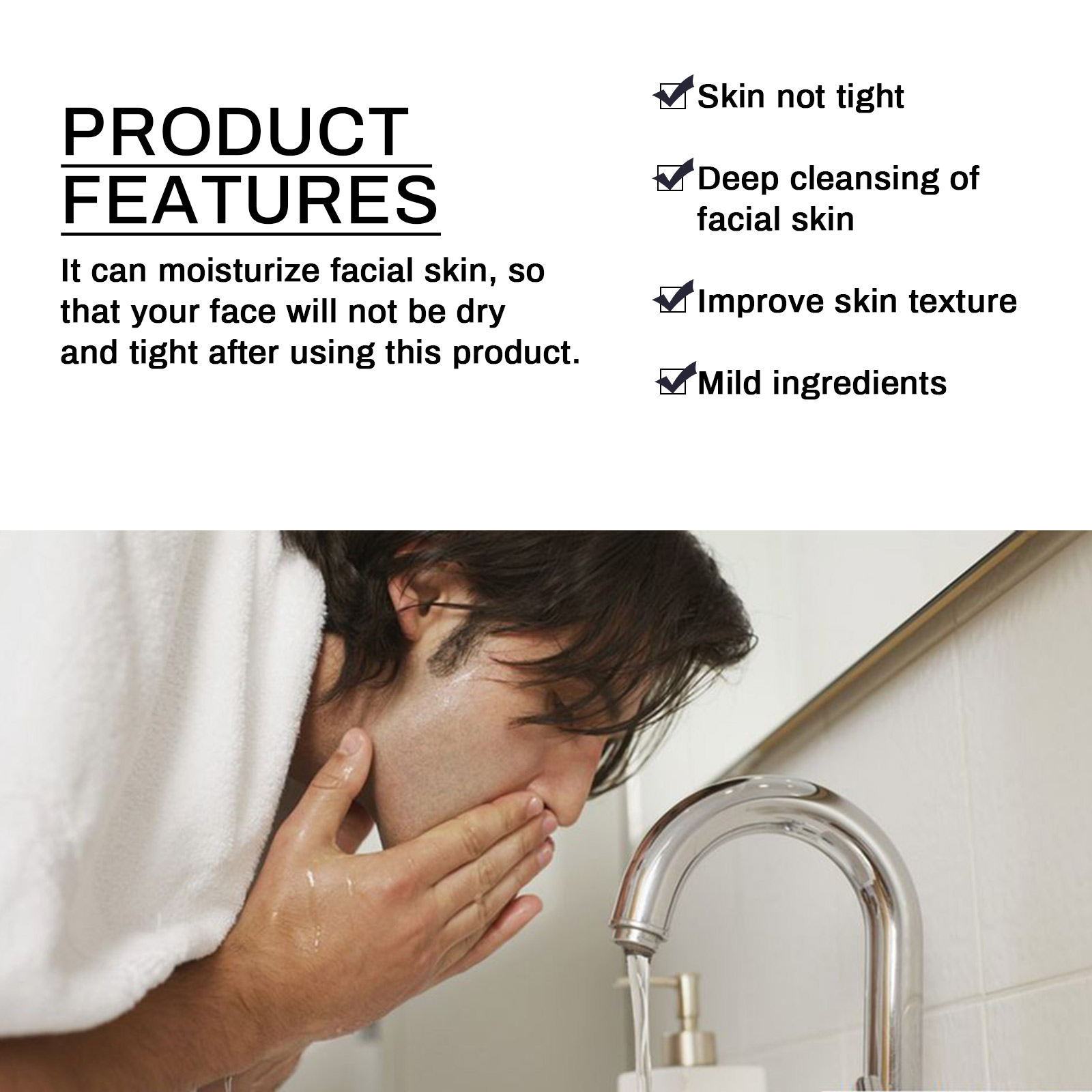 Men Facial Cleanser Lotion Rem - Salicylic Acid Cleanser 评论和价格