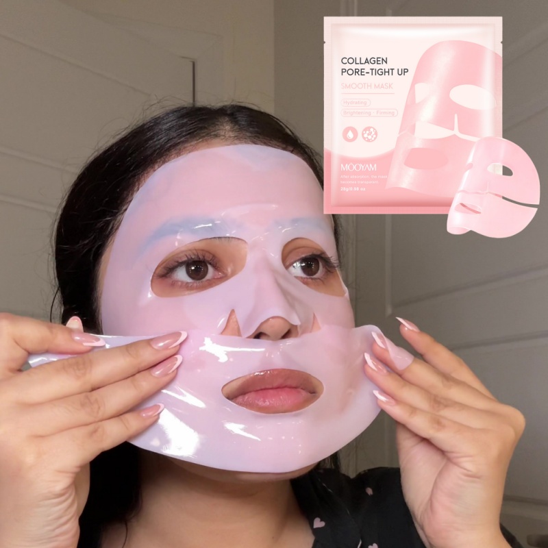 Pink Collagen Mask Deep Cleans - Collagen Sheet Mask 评论和价格