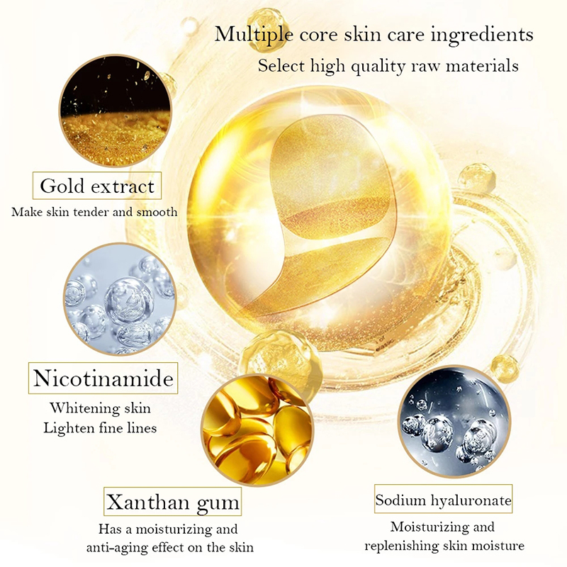 5/10/20/30 Pairs Crystal Gold  - Collagen Sheet Mask 评论和价格