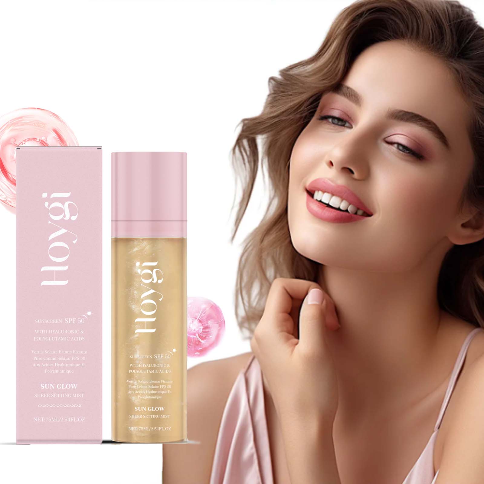 Spf 50+ Setting Spray Oil Cont - Polyglutamic Acid Moisturizer 评论和价格