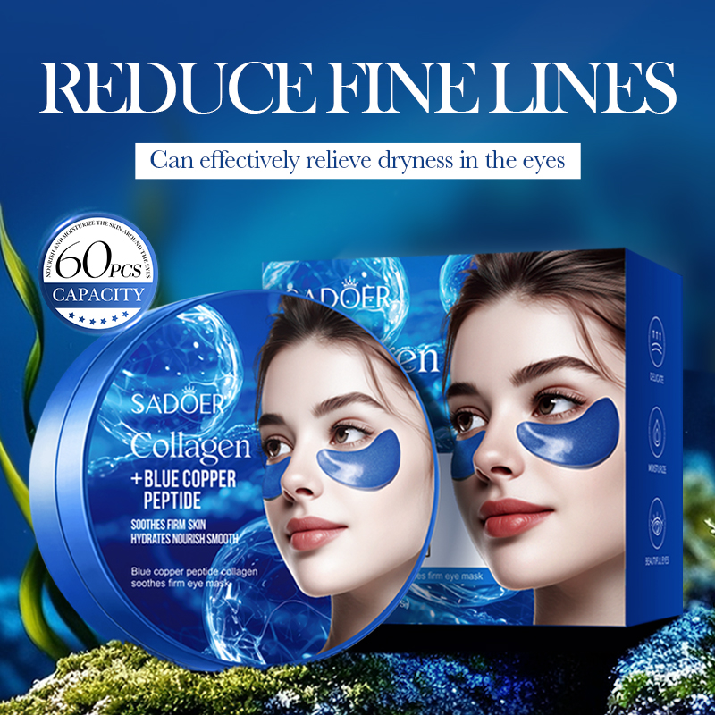 60pcs SADOER Caffeine Crystal  - Collagen Sheet Mask 评论和价格